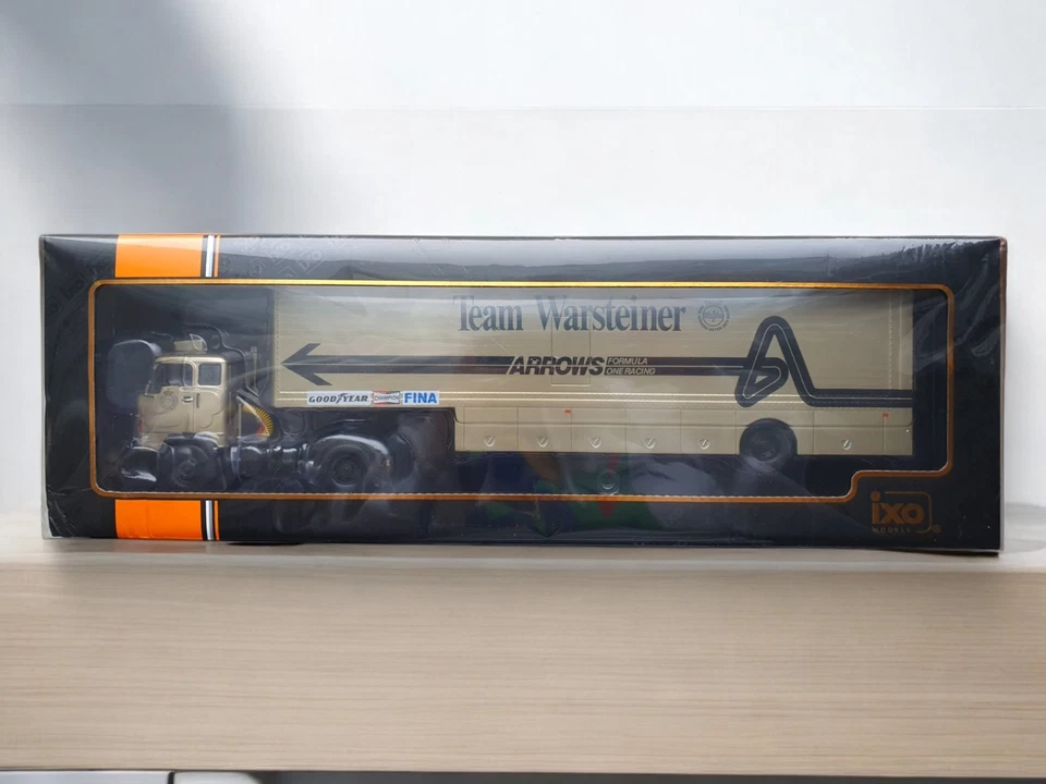 Ixo Volvo F89 Arrows Warsteiner F1 Camion Transporteur 1981 1/43 Ttr023