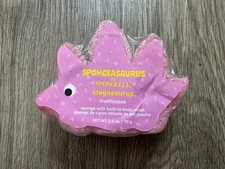 Spongelle Spongeasaurus Stegosaurus Body Wash Infused Buffer Sponge 2.5oz New