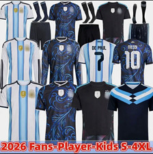 Argentina Lionel Messi #10 Soccer Jersey Unisex Adult Light Blue/White S-4XL