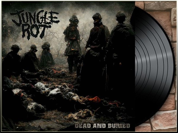 Jungle Rot - Dead And Buried Lp (Black Vinyl) Lim. 300 Copies New Us Death Metal-image