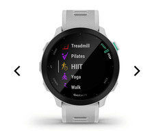 Garmin Forerunner 55 GPS Running Watch Heart Rate 42mm Up to 14 Days White
