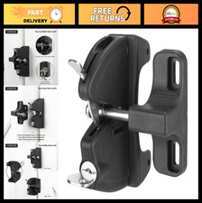 Lockable Double Sided Gate Latch - Self Locking Fence Gate Lock for Wood, Vinyl,