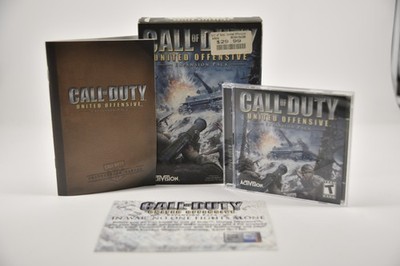 Call of Duty: United Offensive Expansion Pack-2 disc PC CD ROM-action