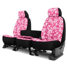 Dash Designs Hawaiian 1st Row Pink Custom Seat Covers Dash Designs Hawaiian 1st Row Pink Custom Seat Covers