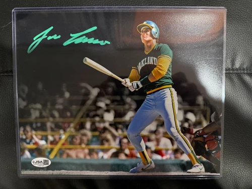 Jose Canseco Signed JSA CERT 8x10 Photo GREEN PAINT PEN OAKLAND A’S GREAT
