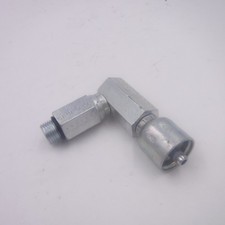 Parker 10L43-6-4 Hydraulic Fitting  1/4" Hose x 6 SAE Male Thread O-Ring