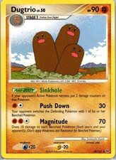 Dugtrio 24/127 Platinum Rare NM Pokemon TCG