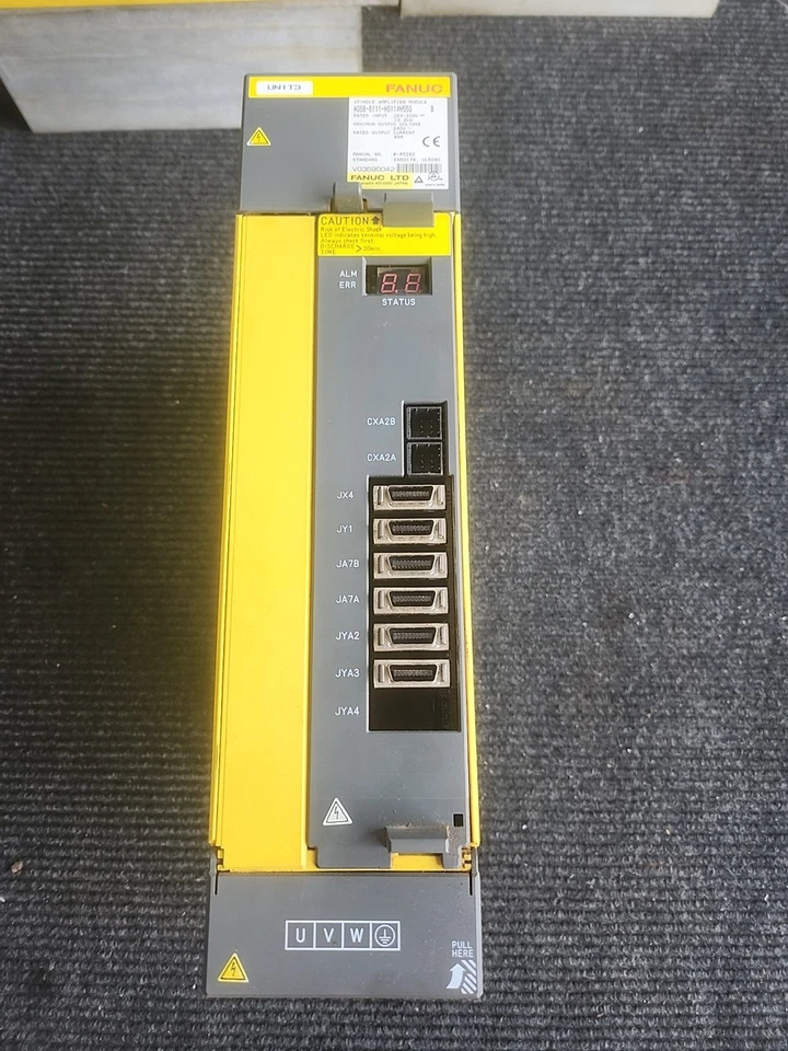 Módulo amplificador de husillo Fanuc A06B6111H011H550 B defectuoso G3D Foto 3 de 4
