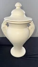 Rare Haeger Pottery Vase Urn Lid #9506 Crane Egret Heron Handles Pelican Ceramic