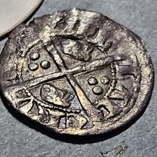 Edward III Berwick Mint Halfpenny. Bear