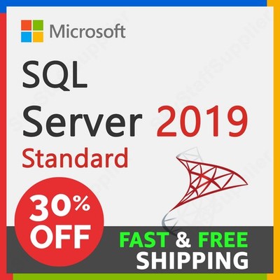 Microsoft SQL Server 2019 Standard Edition - 24 CORE License + 10 CAL - RETAIL