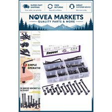 141pcs M6 Hex Drive Socket Cap Bolts Barrel Nuts Kit - Carbon Steel Allen Wre 141pcs M6 Hex Drive Socket Cap Bolts Barrel Nuts Kit - Carbon Steel Allen Wre