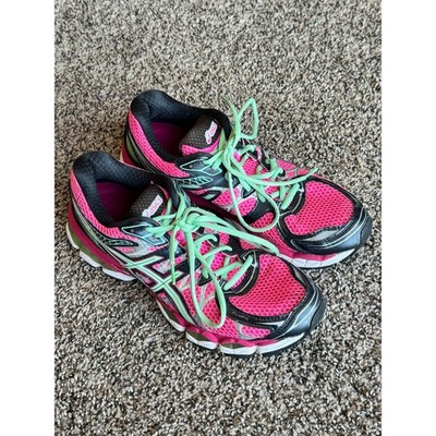 ASICS Gel-Nimbus 16 Women s Running Shoes Pink/Black US size 9 Athletic Sneakers