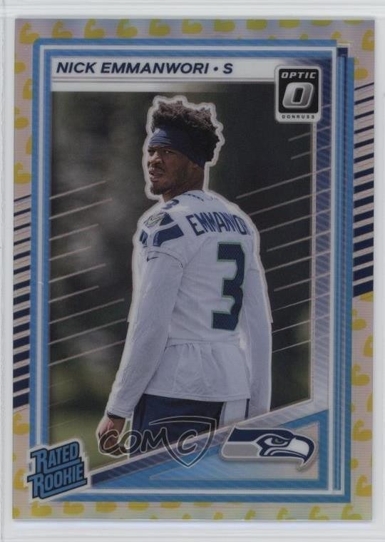 2025 Panini Donruss Optic Flex Prizm 143/199 Nick Emmanwori #277 Rookie RC