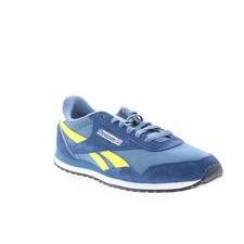 Reebok Classic AZ Mens Blue Suede Lace Up Lifestyle Trainers Shoes