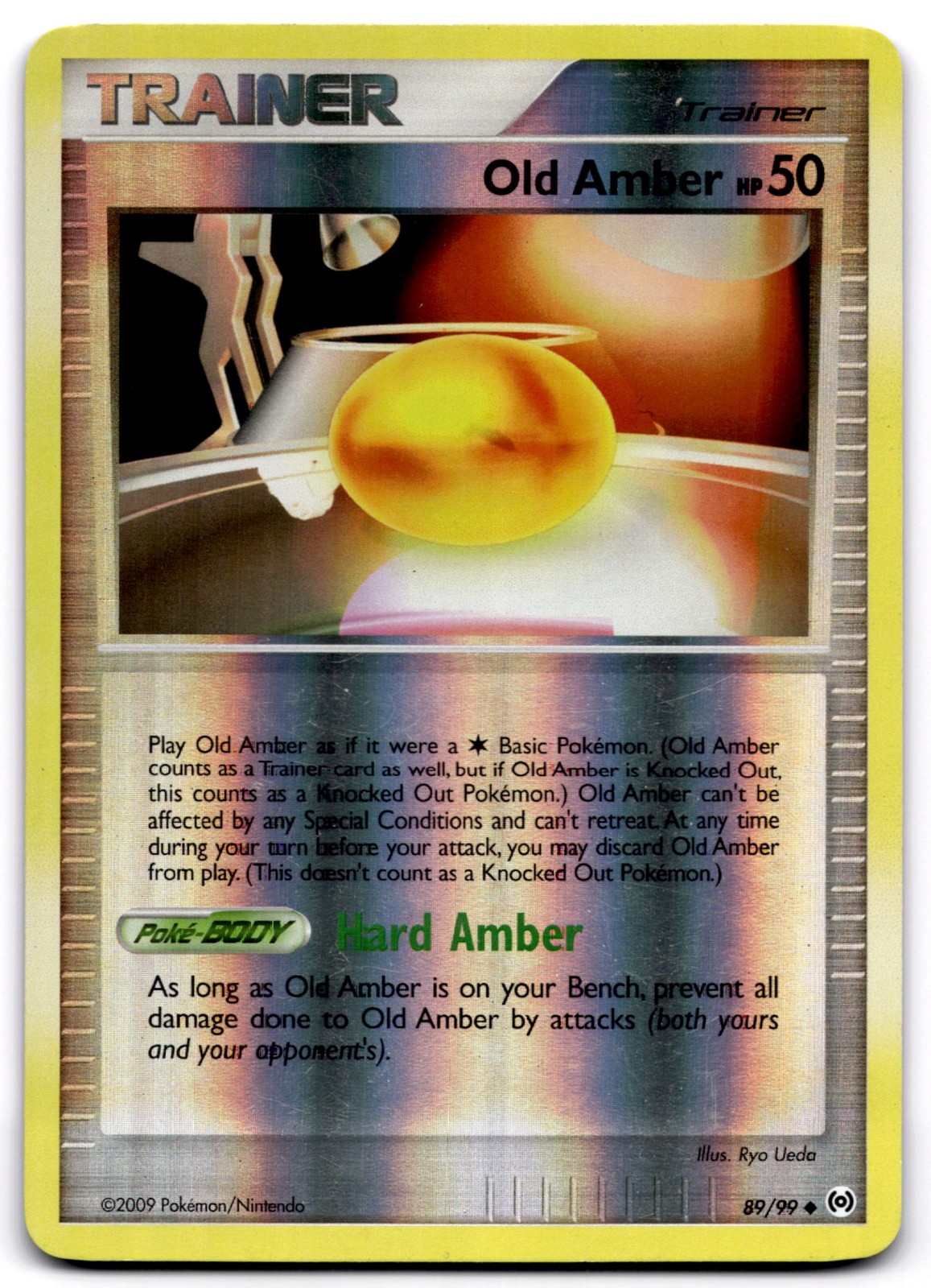 Old Amber 89/99 Reverse Holofoil - Pokemon Arceus - MP