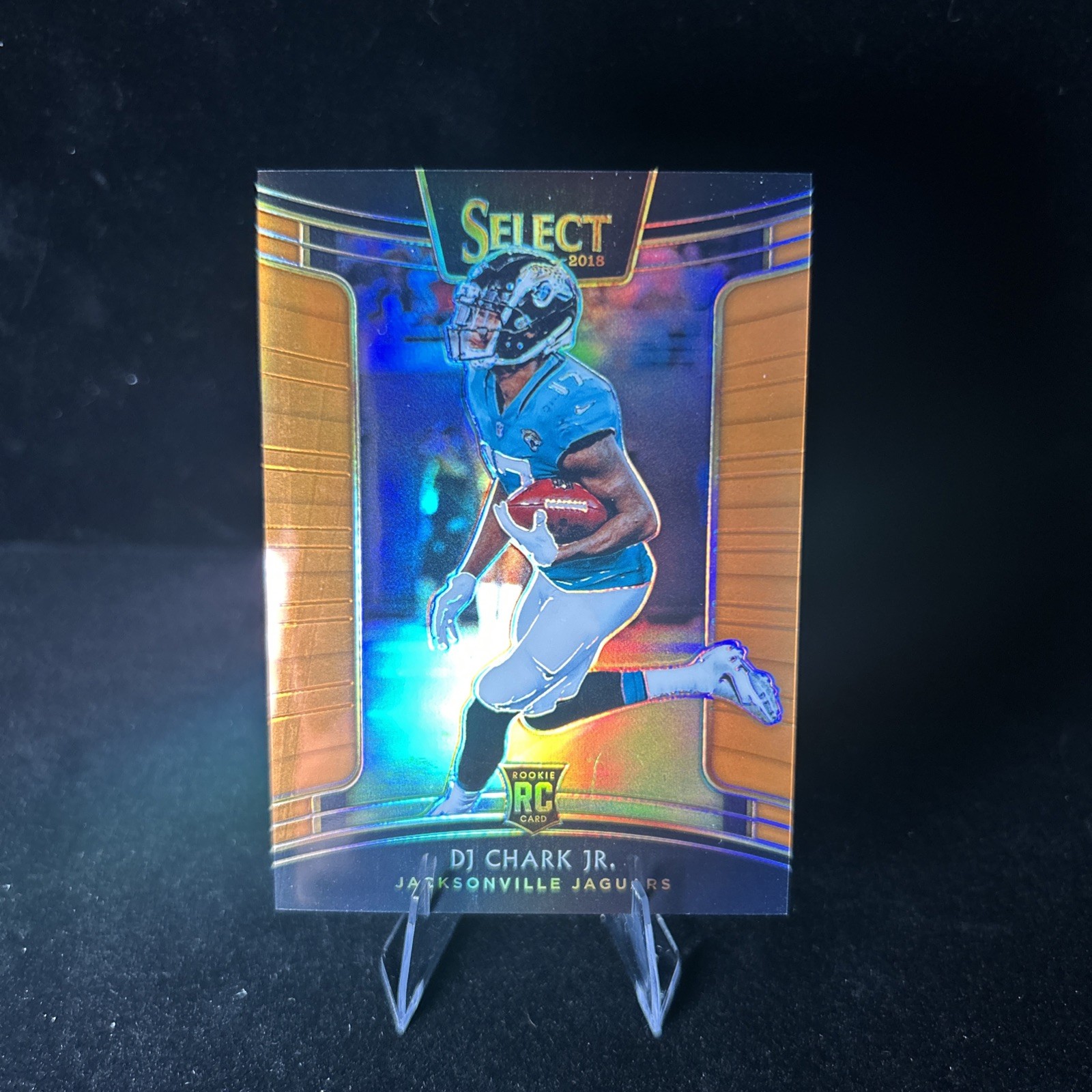 2018 Panini Select - Concourse DJ Chark #60 Orange Prizm /49 (RC)