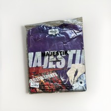Majestik Mens Purple Graphic Print Crew Neck ...