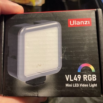 ULANZI VL49 RGB LED Video Light 360° Full Color Rechargeable Panel Lamp NEW