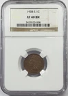 1908 S Indian Head Cent NGC XF-40 BN
