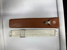 VTG Dietzgen Decimal Trig Type Log Slide Rule Cat No. N1725 W/ Case vect...