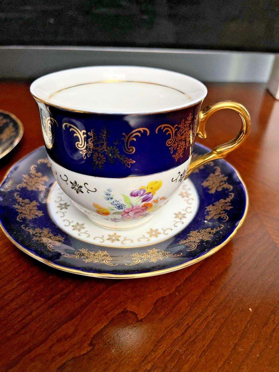 Thun Czech Republic Porcelan Original Kobalt Blue 17 Piece Tea