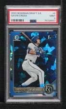 2022 Bowman Chrome Draft Sapphire Edition Gavin Cross #BDC-6 PSA 9 MINT 0q4s