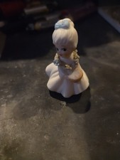 Vintage Napco Flower Birthday Girl of the Month - December - 2" tall
