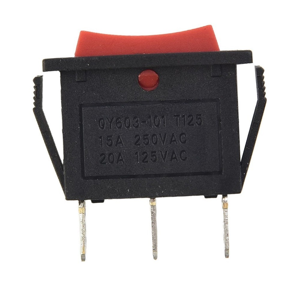 Rocker Switches 10 Pack Designed with Red LED Light Indicators for Ease ...
