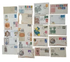 ISRAEL 22 COVER & FDC LOT VF USED 1949 - 1959