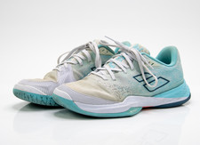 Babolat Jet Mach 3 All Court Tennis Shoes in White/Angel Blue  Women's Size 9