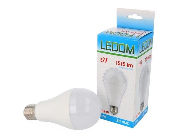 5X E27 LED Leuchtmittel 15W 3000K 230V 1515Lm, Warmweiß, Ledom-image