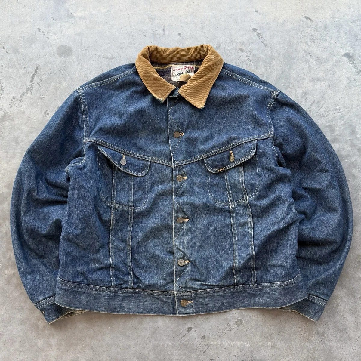 lee storm rider jean jacket products for sale | eBay