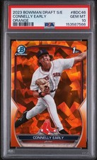 2023 BOWMAN DRAFT SAPPHIRE EDITION #BDC46 CONNELLY EARLY ORANGE /25 PSA 10 POP 2