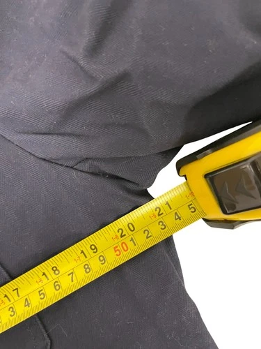 Zara Mens Textured Herringbone Overshirt Blazer M Navy Blue 5070/700 NWT image 12