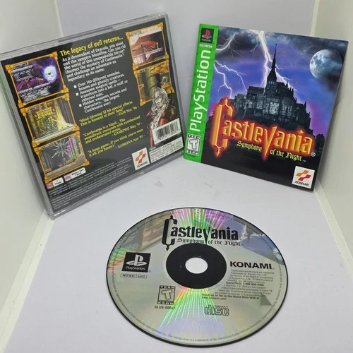 Castlevania Symphony of the Night - Greatest Hits - Konami - PS1 - CIB - TESTED