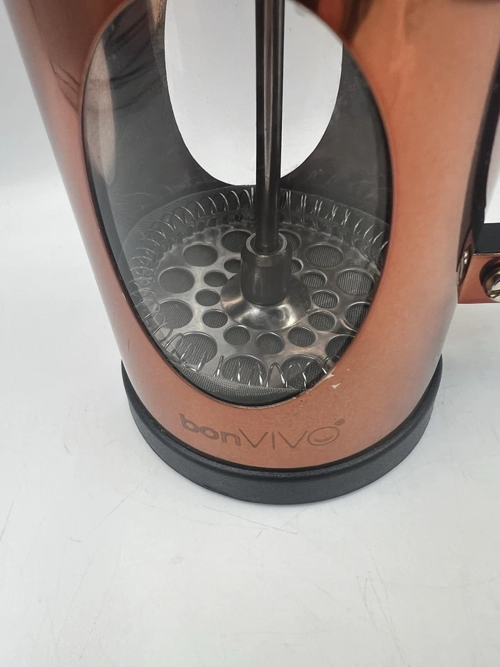 bonVIVO Cafetiere GAZETARO 350ml Copper & Black - Image 3 of 4