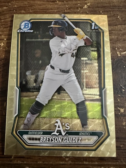 2020 Bowman Breyson Guedez 1st Bowman Superfractor 1/1