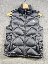 The North Face Aconcagua Vest Womens XS Black 550 Down Puffer Quilted Outdoor