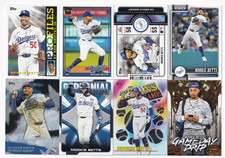 (8) DIFFERENT Mookie Betts 2026 TOPPS SER 1 / CELEBRATION INSERT + LOT DODGERS