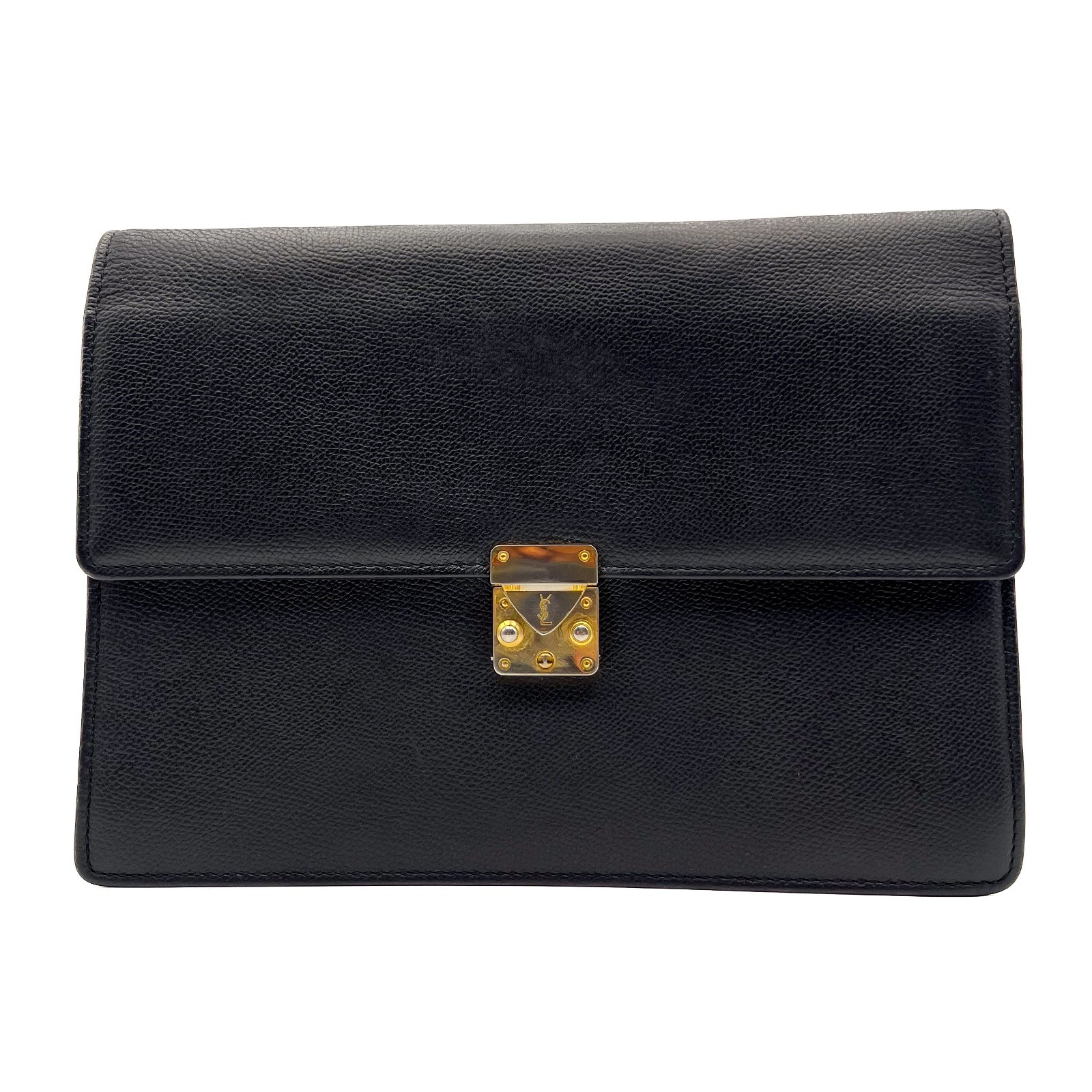 Pochette Saint Laurent Vintage Pelle Nera Yves Saint Laurent YSL Autentica