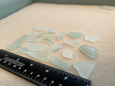 SF422 Genuine Surf Tumbled Sea Foam Sea Glass/Sea Foam Frosted Beach Glass