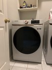 Samsung -7.5 Cu. Ft. Stackable Smart Gas Dryer with Steam and Sensor Dry - Ivory