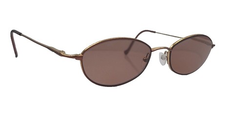 Vintage Cadore Modo CM21 Bronze Metal Oval Sunglasses Italy  display picture 1