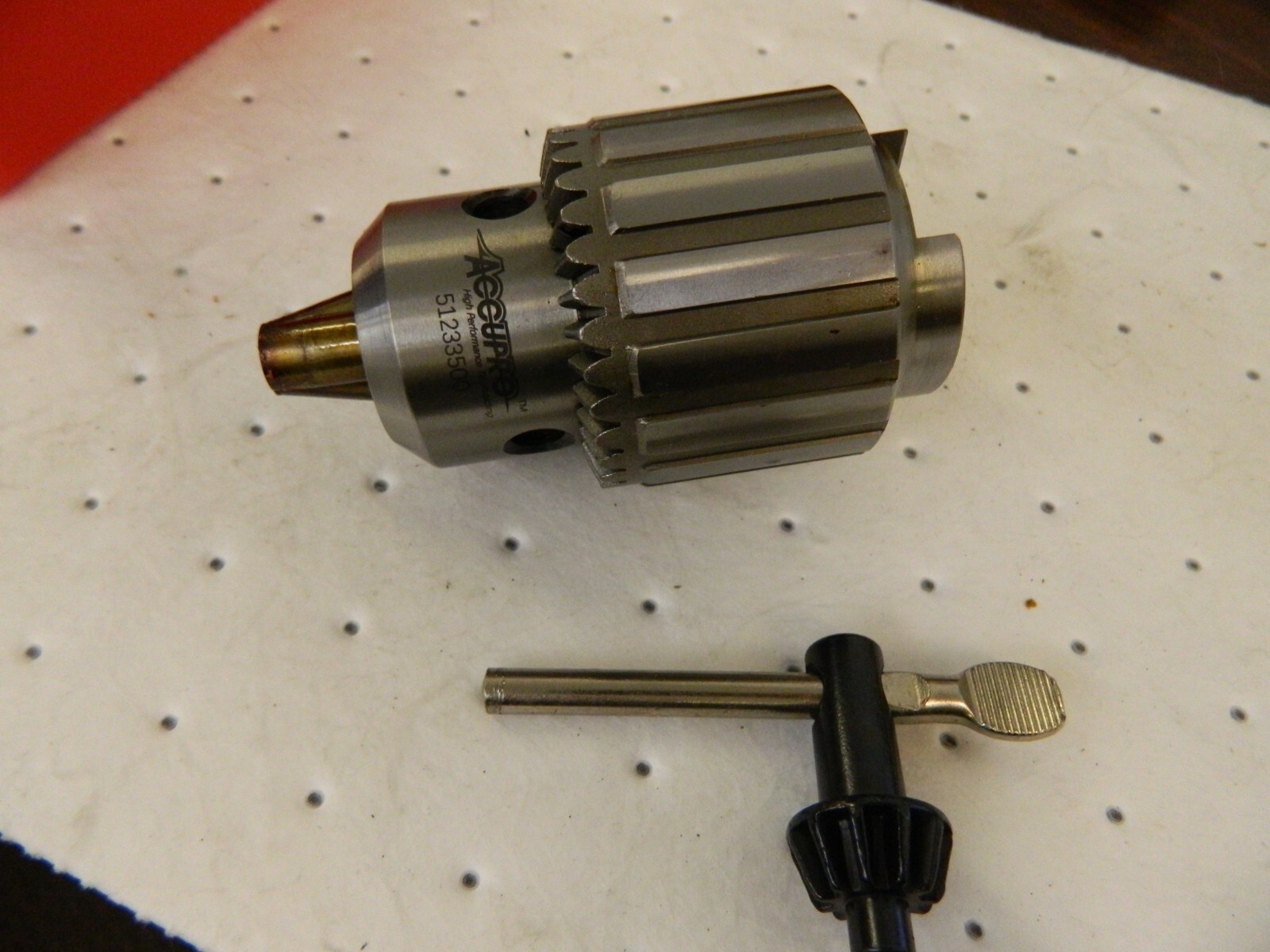 ACCUPRO Drill Chuck 1/16 to 5/8″ Capacity, Tapered Mount, JT3