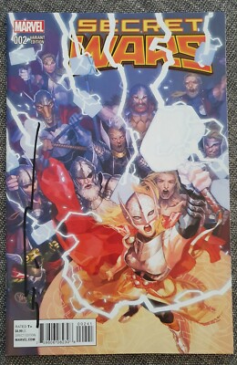 SECRET WARS #2 Putri Variant Signed By Esad Ribic