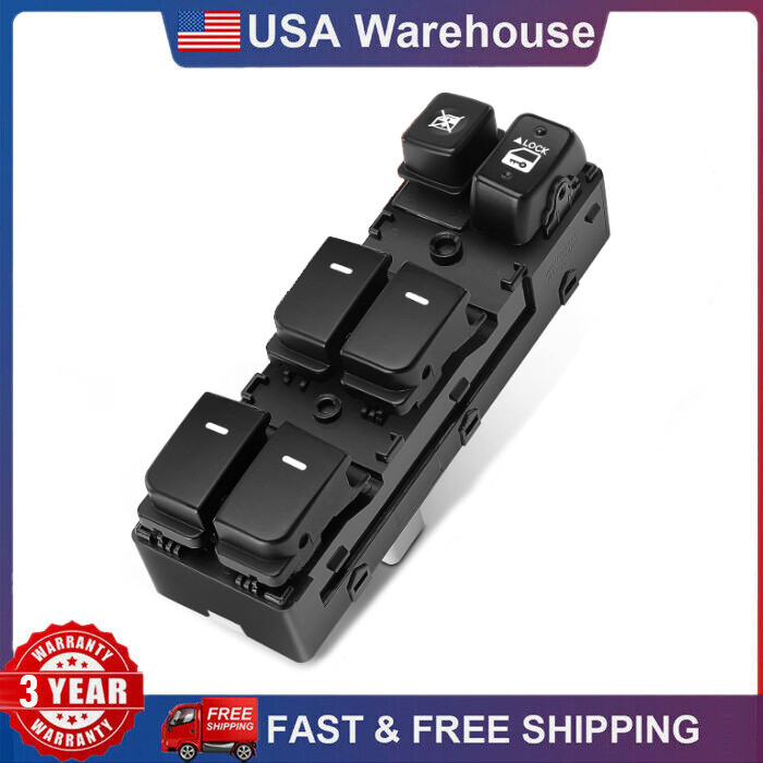 2010-2013 Kia Forte Driver Side Window Switch Black OEM 935701M100WK