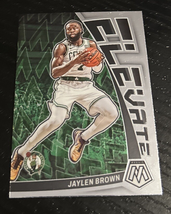 2022-23 Panini Mosaic Jaylen Brown Elevate 