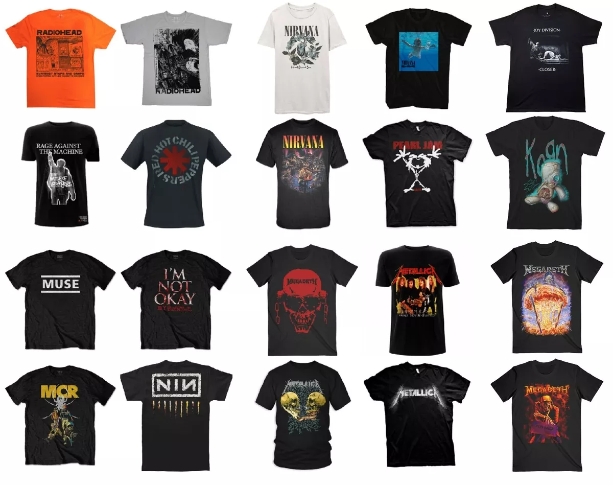 Official Band T-shirt Merch Rock Metal Mens Unisex Festival Concert Music  Tee