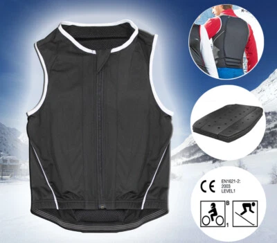 QMBASIC ODER BAUGLEICH Rückenprotektor Weste Protektor Motorrad Ski Sturzschutz M bis 157 cm 2166